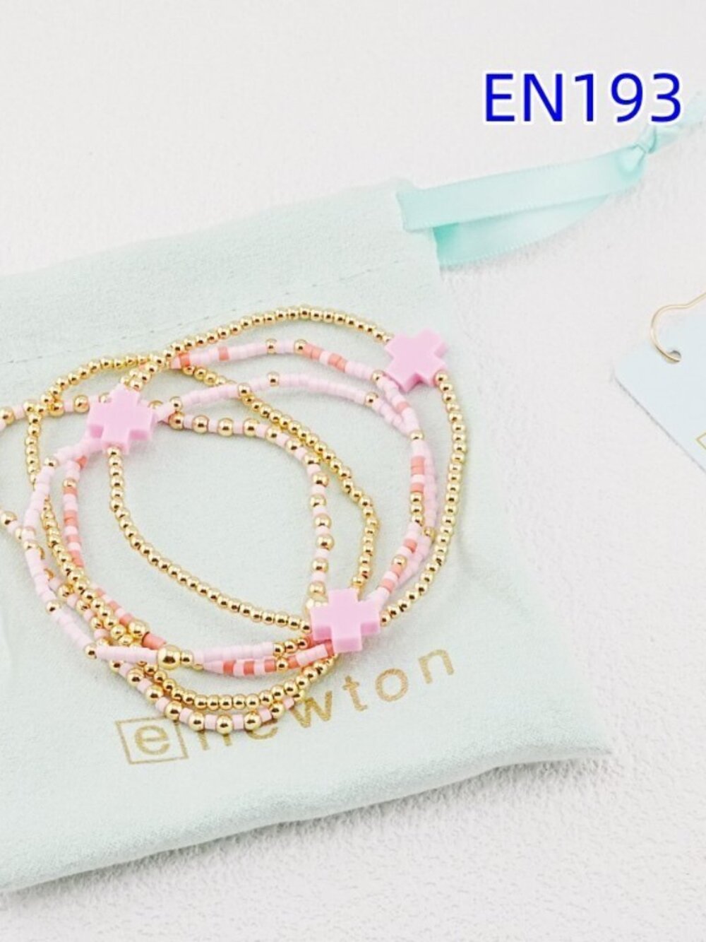 Enewton Colorful Cross Bracelet Set